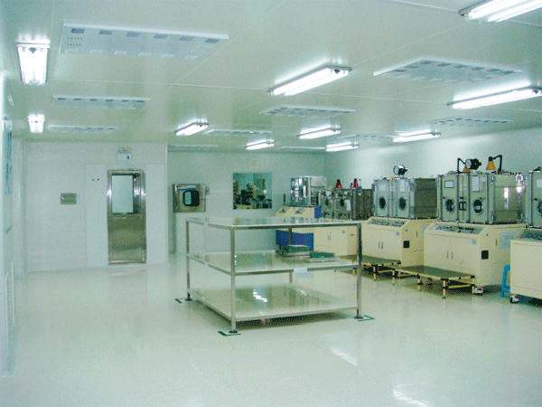 晶片生產(chǎn)千級(jí)無(wú)塵車間